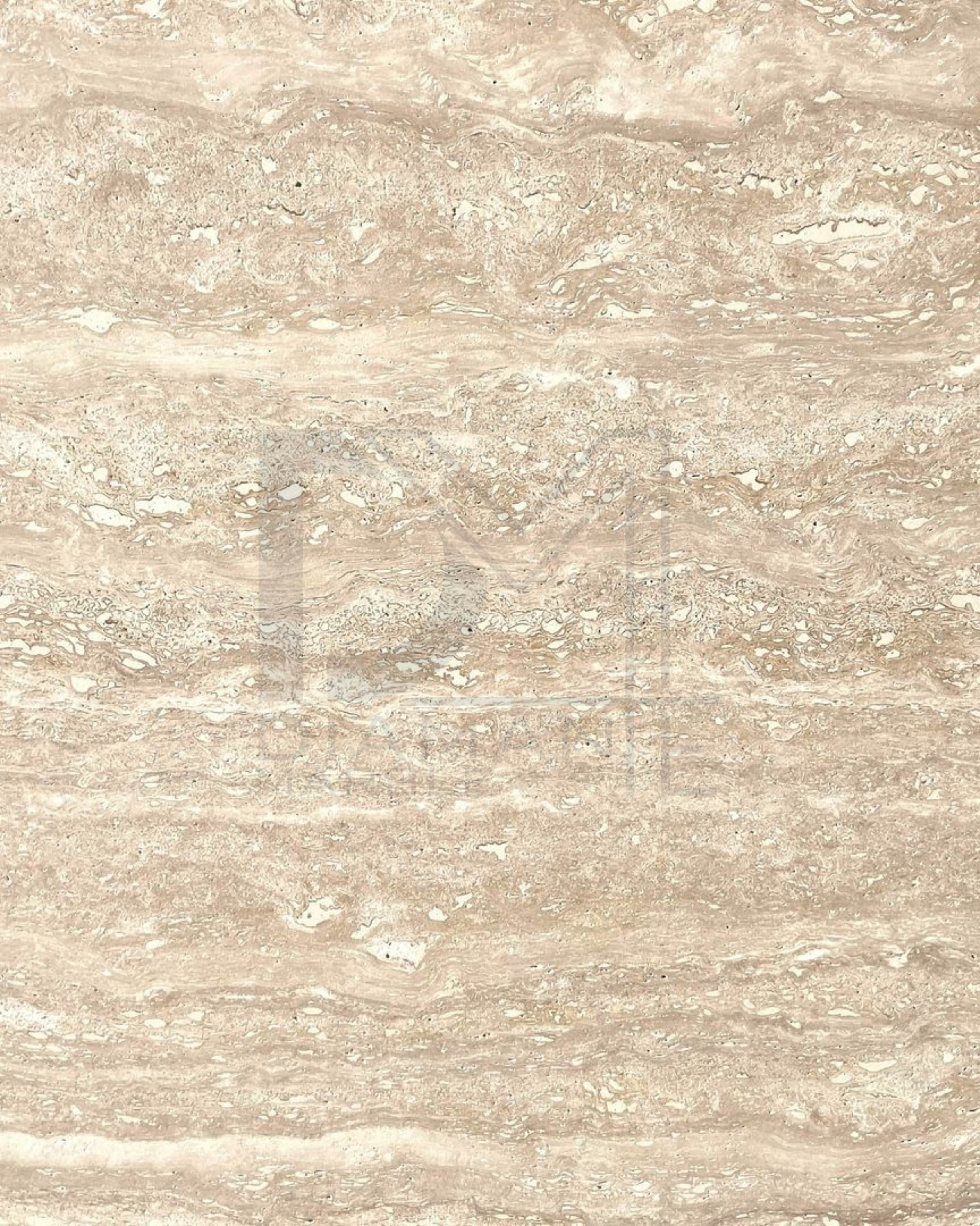 BEIGE TRAVERTINE FILLED